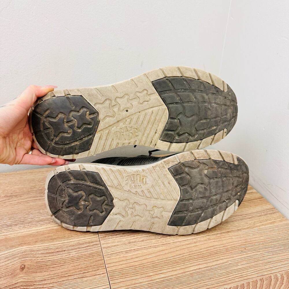 Hey Dude Sirocco slip-on sneakers Gray Size 11 - Picture 8 of 11